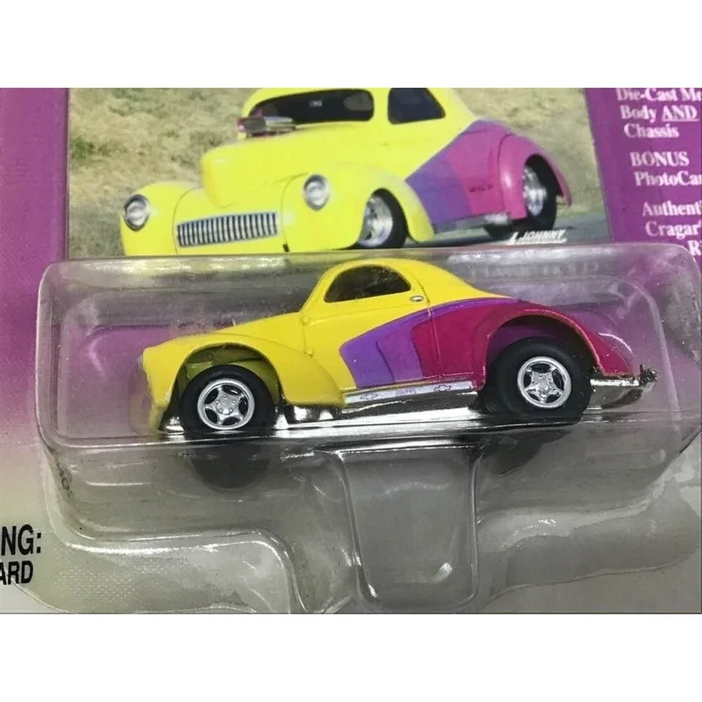 Johnny Lightning Classic Gold 1941 Willy's Coupe Diecast Yellow Collectible NEW